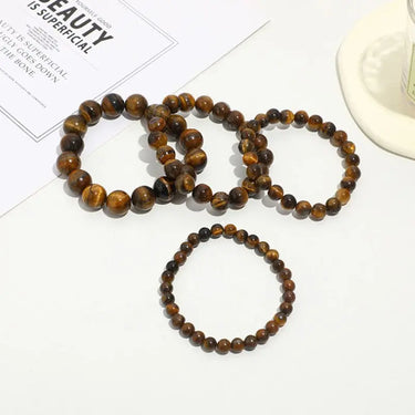 Tiger Eye Trinity Power Stones Bracelet YourSoulPlace.com